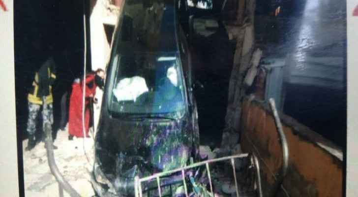 توضيحية للمركبة المتدهورة