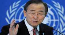 "كي مون" يحث مجلس الأمن على دعم "الرباعية" لإحلال السلام بين الفلسطينيين وإسرائيل‎