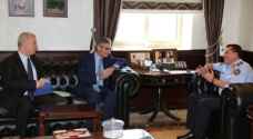 مدير الامن يبحث مع السفير الاسباني علاقات التعاون