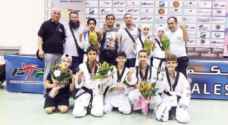 نجوم التايكواندو يظفرون بعدة ميداليات في بطولة فلسطين