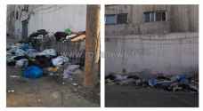 شكاوى من تراكم النفايات في منطقة بيادر وادي السير .. صور