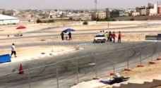 تعطل وانسحاب سيارة المتسابق ابو رزق من سباق الدريفت .. صور