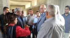 هلسه يتفقد مشاريع أبنية مدرسية قيد التنفيذ