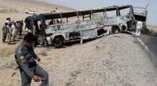 أفغانستان.. قتلى في اصطدام حافلة ركاب بصهريج وقود