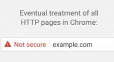كروم سيحذر من المواقع التي تنقل بيانات حساسة بطريقة غير مشفرة