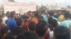 اربد: أهالي بلدة دوقرة يحتجون على نتائج الانتخابات..صور