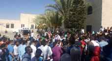 بالصور .. طلبة الهاشمية يبيتون بالجامعة احتجاجا على قرارات الادارة