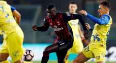 ميلان يشارك روما الوصافة بثلاثية في كييفو