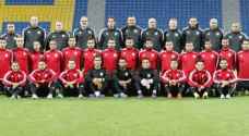 تشكيلة منتخبي النشامى وأسود الرافدين في اللقاء الودي