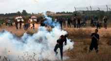 اصابة ثلاثة فلسطينيين برصاص الاحتلال خلال مواجهات شرق غزة