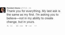 تغريدة أوباما التي حطمت كل أرقامه القياسية