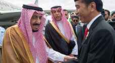 استقبال حاشد للعاهل السعودي في إندونيسيا