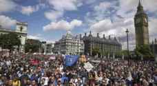 عشرات آلاف المتظاهرين في لندن ضد الخروج من الاتحاد الاوروبي