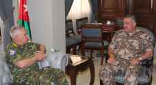 فريحات يستقبل رئيس لجنة الاتحاد الأوروبي للشؤون العسكرية