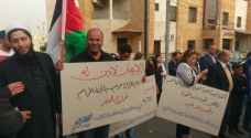 بالصور .. وقفة تضامنية مع مصر أمام سفارة القاهرة في عمّان