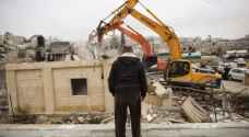 جرافات الاحتلال تهدم خمسة معامل للفحم في يعبد