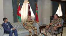 فريحات يستقبل قائد القوات البحرية الفرنسية