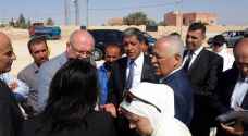 العيسوي وهلسه يتفقدا أعمال البنية التحتية لمدينة مادبا الصناعية