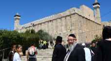 ٣ الاف مستوطن متطرف يقتحمون الحرم الابراهيمي بالخليل