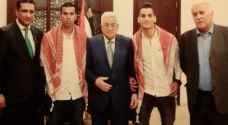 الرئيس الفلسطيني يستقبل ابو غوش و العساف