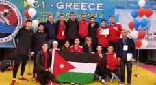 المنتخب الوطني يحتل المركز الاول في بطولة اليونان للتايكواندو