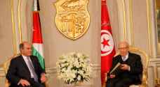 الملقي ينقل رسالة خطية من الملك للرئيس التونسي