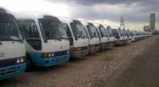 تخصيص ١١٤ حافلة عمومي لخدمة المواطنين في عجلون