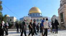 مستوطنون يقتحمون باحات الأقصى