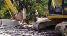 وزارة المياه تزيل 50 اعتداء على قناة الملك عبدالله