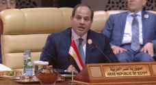 السيسي: مصر تعمل على استعادة وحدة الصف الفلسطيني