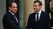 ماكرون والسيسي يدعوان الى حل سياسي في سوريا