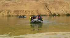 العثور على جثة مواطن غرق الخميس في سد الموجب.. صور