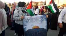 الأردنيون ينتفضون نصرة للقدس.. فيديو وصور