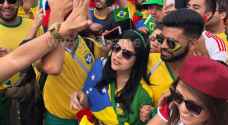 رؤيا ترصد بالصور أجواء مباراة البرازيل وكوستاريكا