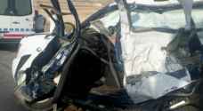 وفاة وإصابتين بحادث تصادم في المفرق