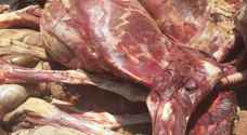 ضبط لحوم فاسدة في أحد الأسواق التجارية بمأدبا