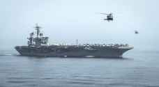 تحطم مروحية عسكرية أمريكية على حاملة الطائرات "رونالد ريغان"