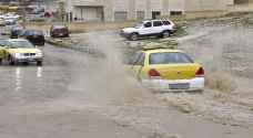 "الجفر" استقبلت أمطار عامين خلال ساعات قليلة