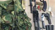 ضبط 7 أشخاص وأسلحة نارية في لواء ناعور