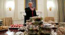 ماذا قدم ترمب لضيوفه في البيت الأبيض من الطعام ؟ - صور