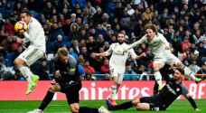 ريال مدريد يصعد للمركز الثالث بعد انتصار "اللحظات الأخيرة"