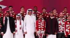 شاهد كيف استقبل أمير قطر لاعبي العنابي المتوجين بلقب آسيا - فيديو
