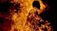 ستيني يحرق نفسه بالكاز في جرش