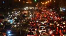 أزمات سير خانقة وازدحامات مرورية في عمّان