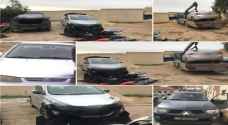 خلال أقل من 24 ساعة.. الأمن يستعيد 8 مركبات مسروقة - فيديو وصور