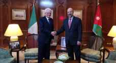 الرزاز يعقد مباحثات مع الرئيس الإيطالي - صور
