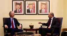 الصفدي يلتقي مبعوث الأمم المتحدة الخاص لسوريا