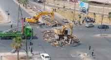 أمانة تباشر أعمال الحفر لتنفيذ تقاطع طارق