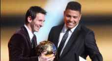 الظاهرة رونالدو: ميسي ضحى من أجل بلاده