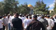 عشرات المستوطنين يقتحمون المسجد الاقصى